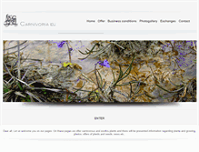 Tablet Screenshot of carnivoria.eu